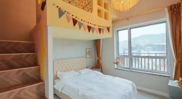 Люкс Дуплекс с красивым видом из окна Xiadonglai Apartment (Cuiyun Mountain Galaxy Ski Resort)