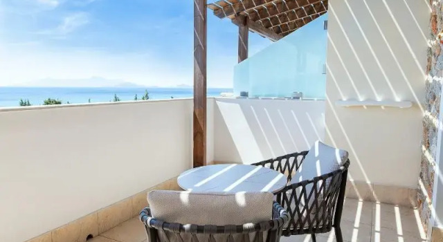 Двухместный номер Standard с балконом и с видом на море Grand Blue Beach Hotel