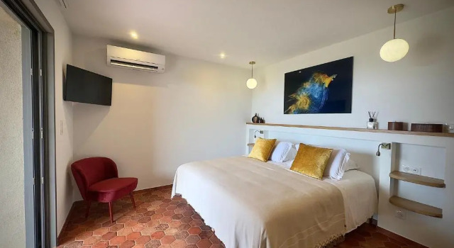 Номер Deluxe Hôtel U San Daniellu villas et chambres