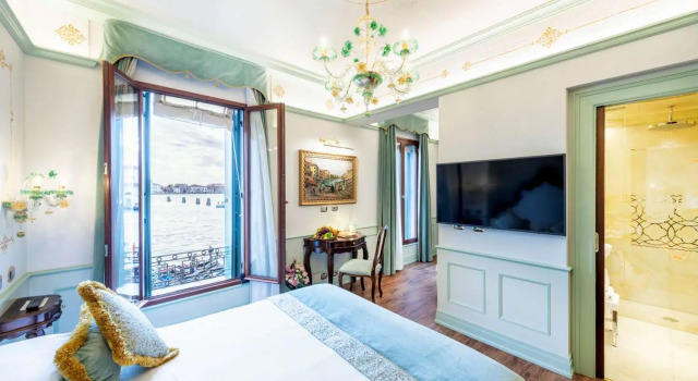 Двухместный номер Deluxe с видом на Гранд-канал Отель Monaco & Grand Canal