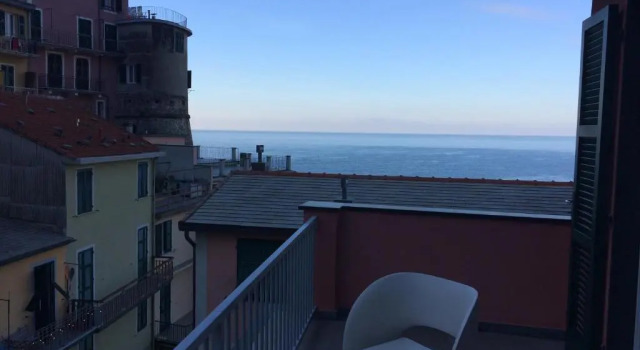Четырёхместный номер Standard с балконом и с видом на море Hotel Marina Piccola