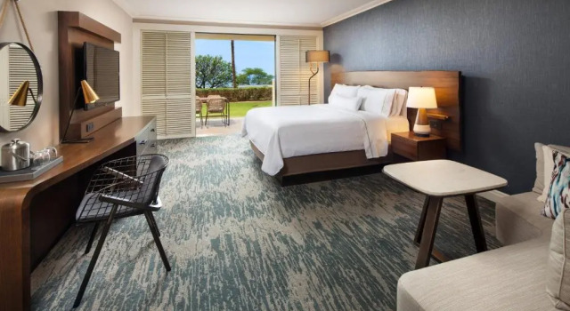 Двухместный номер Standard с балконом и с частичным видом на океан The Westin Hapuna Beach Resort