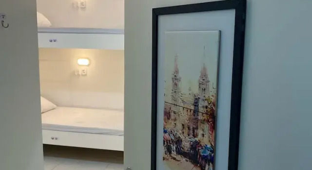 Кровать в общем номере (мужской номер) AFS LOFT HOSTEL Aracaju