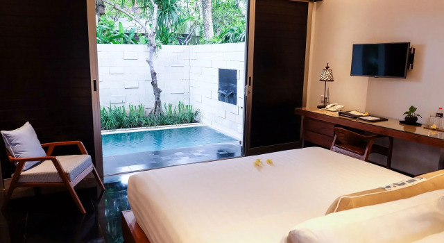 Sun Island Boutique Villas, Reservar Resort Hotéis em Bali com piscina, Piscina