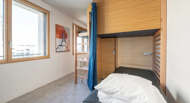 Кровать в общем номере UCPA SPORT STATION HOSTEL PARIS