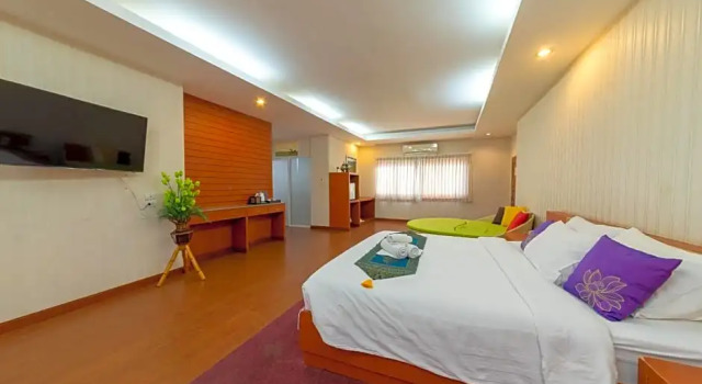Двухместный номер Deluxe с балконом Vieng Khong Hotel