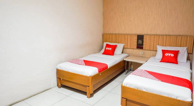 Deluxe Dvoulůžkový s manželskou postelí pokoj OYO 2085 Chrysanta Hotel