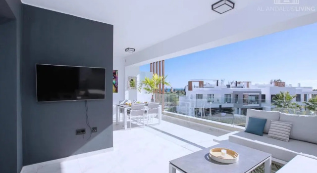 Contemporary apartment 8 min to Puerto Banus, Забронировать Апартаменты/квартира Отели Эстепона с парковкой, рядом с Теннисный корт Bel Air, Парковка