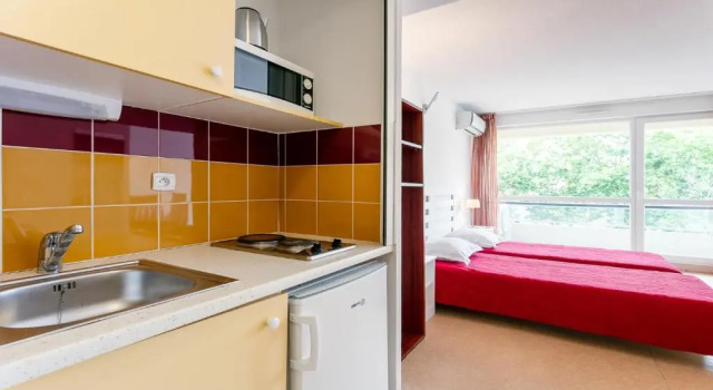 Standart çift kişilik oda Vacanceole - Residence Le Saint Clair