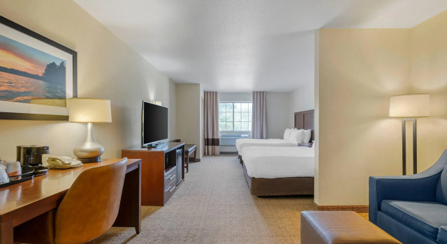 Четырёхместный люкс Comfort Suites Lake Geneva East