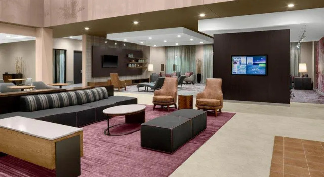 Кровать в общем номере Courtyard by Marriott Dallas Flower Mound