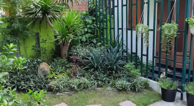 Двухместный номер Deluxe с балконом и с видом на сад Green Garden Hoi An Homestay