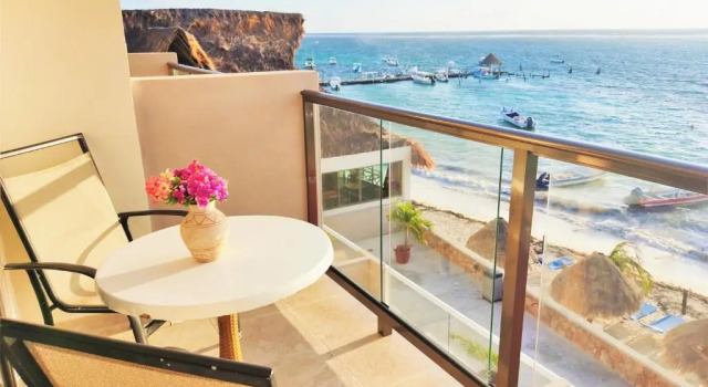 Номер Deluxe Hacienda Morelos Beachfront Hotel