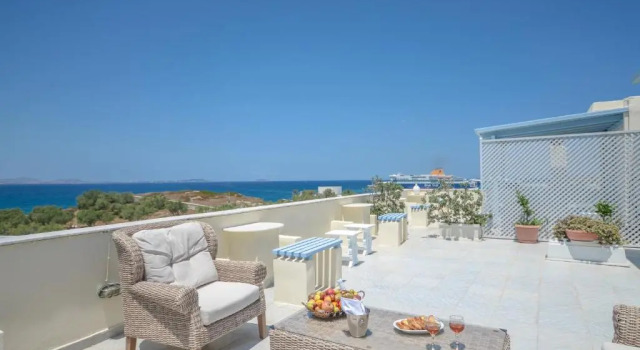 Люкс с видом на море Kymata Hotel