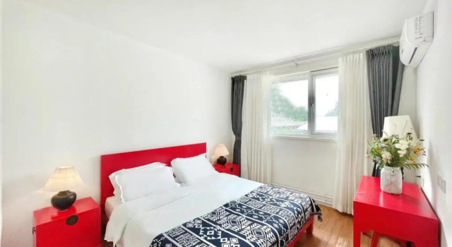Двухместный номер Deluxe Peking Garden Youth Hostel-Houhai&Nanluoguxiang&Drum tower-Cafe&Bar&Movie night&Social area&Rooftop