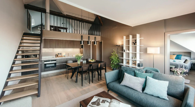 Люкс Пентхаус с 2 комнатами The Hamlet - Luxury Serviced Apartments