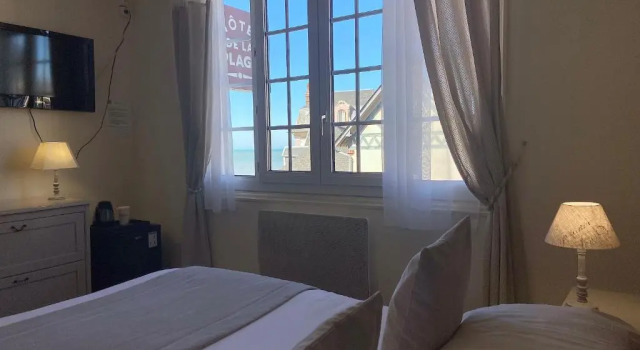 Двухместный номер Standard с видом на море Hôtel de la Plage