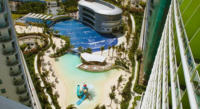 Люкс с 2 комнатами с красивым видом из окна SIGLO SUITES @ The Azure Urban Resort Residences