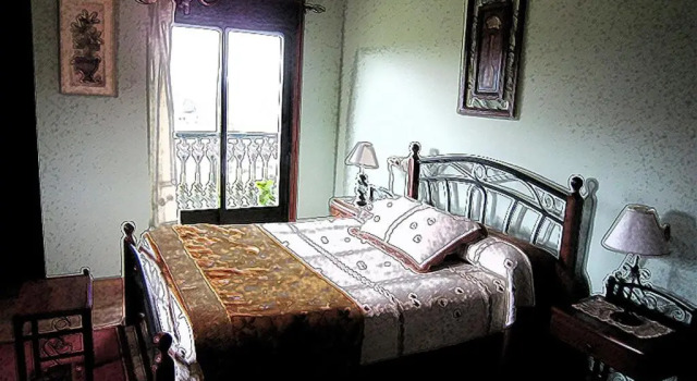 Двухместный номер Standard с видом на бассейн Casa Rural Os Carballos