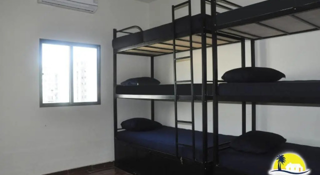 Кровать в общем номере Le House Hostel