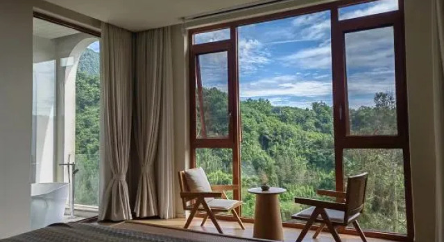 Люкс Yunqi Yougu Private Tang Homestay Ya'an Bifengxia Branch