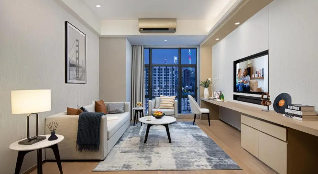 Номер Deluxe c 1 комнатой Somerset Haizhu Centre Guangzhou
