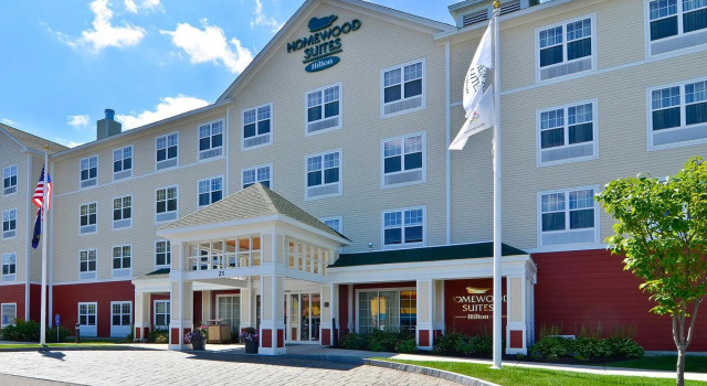 Кровать в общем номере Homewood Suites by Hilton Dover