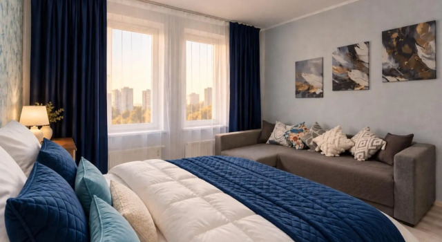 Moment House at 13 Belovezhskaya Street, Book Apartment Moscow Russia