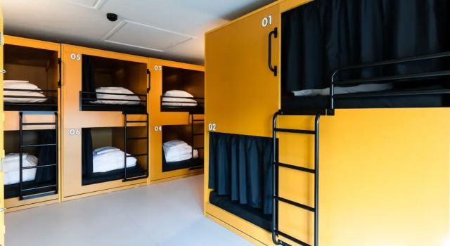 Кровать в общем номере The People Lyon Hostel