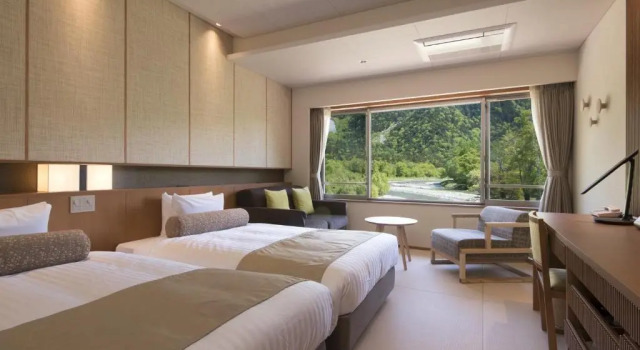 Двухместный номер Standard с видом на горы Kamikouchi Hotel SHIRAKABASO