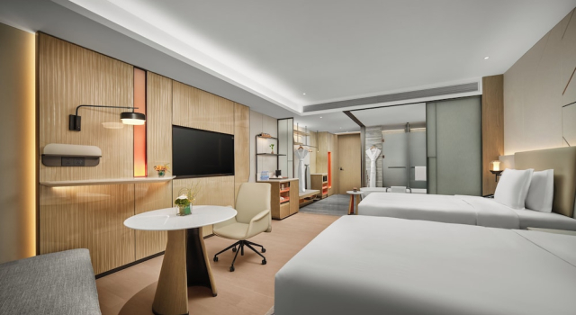 Четырёхместный клубный номер Standard Crowne Plaza Zhongshan Torch High-tech Zone by IHG