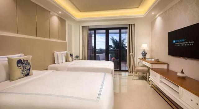 Двухместный номер Deluxe с видом на океан Wyndham Hainan Clearwater Bay Resort