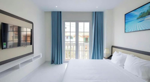 Двухместный номер Deluxe с видом на океан Hoàng Hôn Tím Boutique Hotel