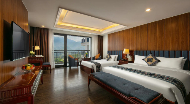 Номер Deluxe с видом на горы Bamboo Sapa Hotel