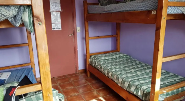 Кровать в общем номере Patagonia Jazz Hostel