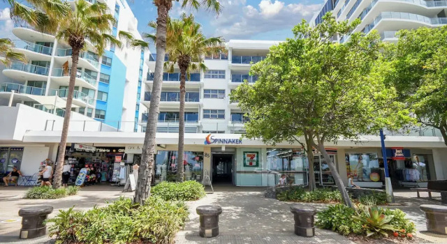 Spinnaker Apt 6- Mooloolaba Beach, Rezervasyon Daire Mooloolaba Sunshine Coast, Mooloolaba Gezi Yolu yakınında