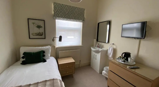 Одноместный номер Standard Brayford House Carholme Road - Serviced Accommodation in Lincoln for Contractors, Business & Leisure Stays