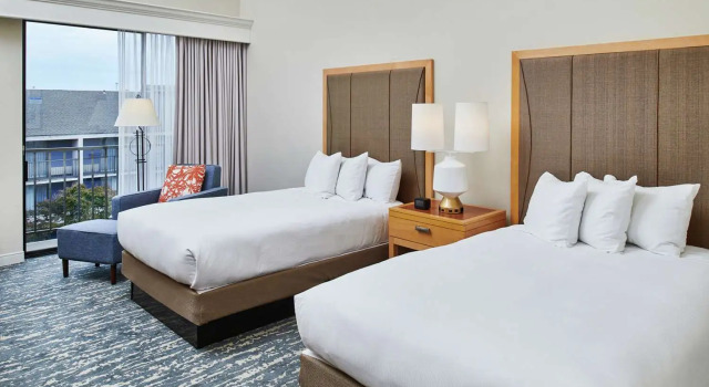 Двухместный номер Standard с видом на внутренний двор DoubleTree by Hilton Hotel Berkeley Marina
