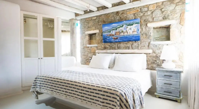 7 bedrooms villa at Platis Gialos 800 m away from the beach with sea view private pool and enclosed garden