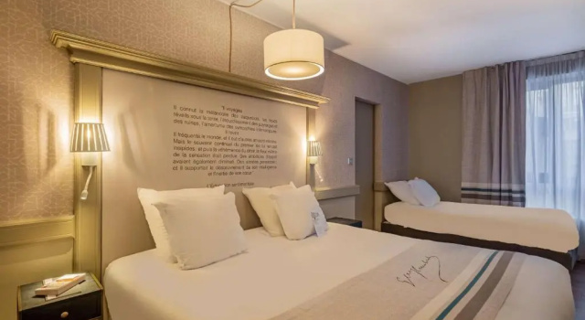 Трёхместный номер Comfort Hôtel Littéraire Gustave Flaubert, BW Signature Collection