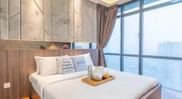 Люкс с 2 комнатами Grand Medini Residence Nusajaya by Stayrene
