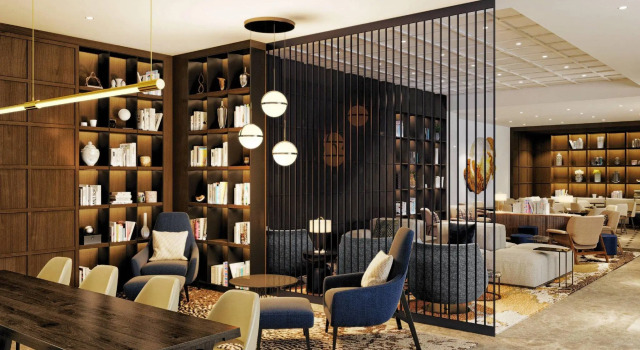 Standard- firedobbelt værelse Montreal Marriott Chateau Champlain