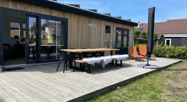 Шале Chalet by Water in Idskenhuizen Recreation Park