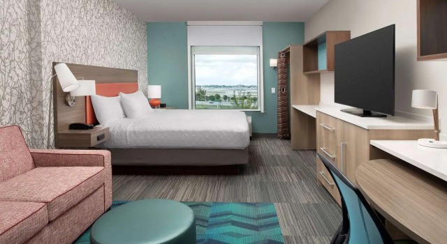 Двухместная студия Home2 Suites By Hilton Miami Airport South Blue Lagoon