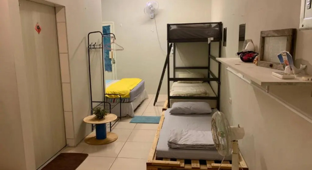 Кровать в общем номере WonderOcean Dive Hostel