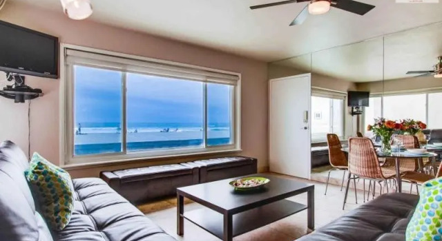 108-Ocean Front Combo, Забронировать Отель Пасифик-Бич Mission Beach