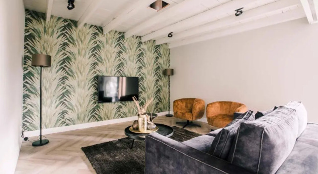 Апартаменты Stadsvilla Luxurious 3 room loft met airco Willem 2