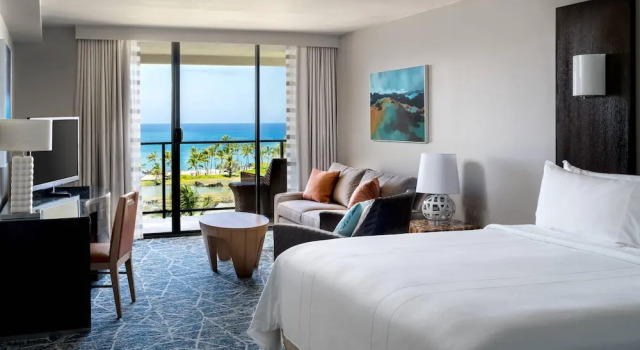 Двухместный номер с балконом и с видом на океан Waikoloa Beach Marriott Resort & Spa