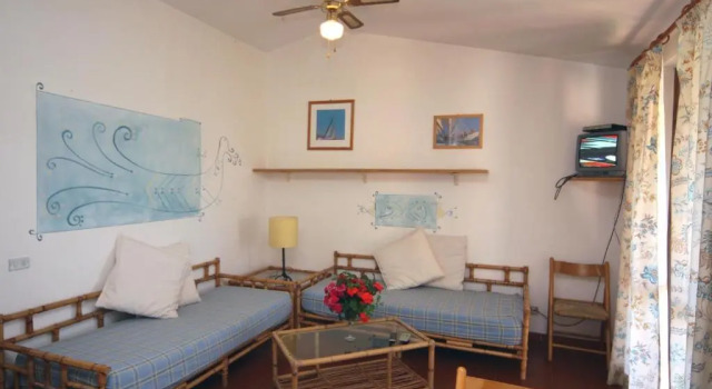 Апартаменты с 2 комнатами с видом на море Residence Baia Salinedda