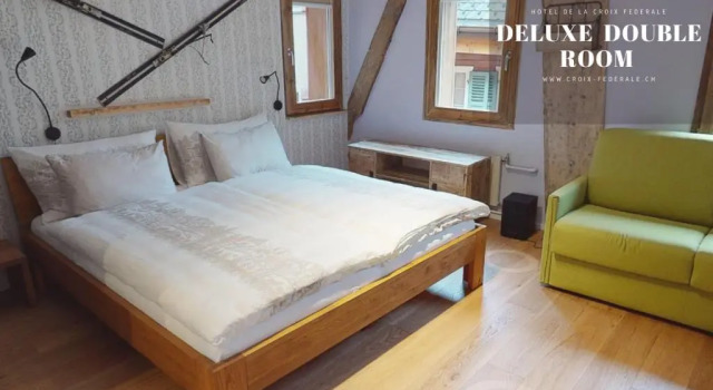 Двухместный номер Deluxe Hotel de la Croix-Fédérale